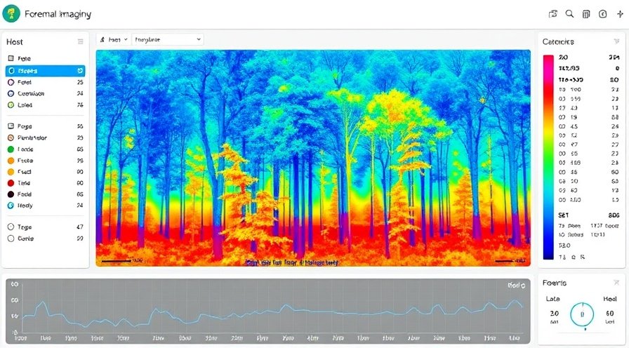 Imagen térmica forestal multiespectral